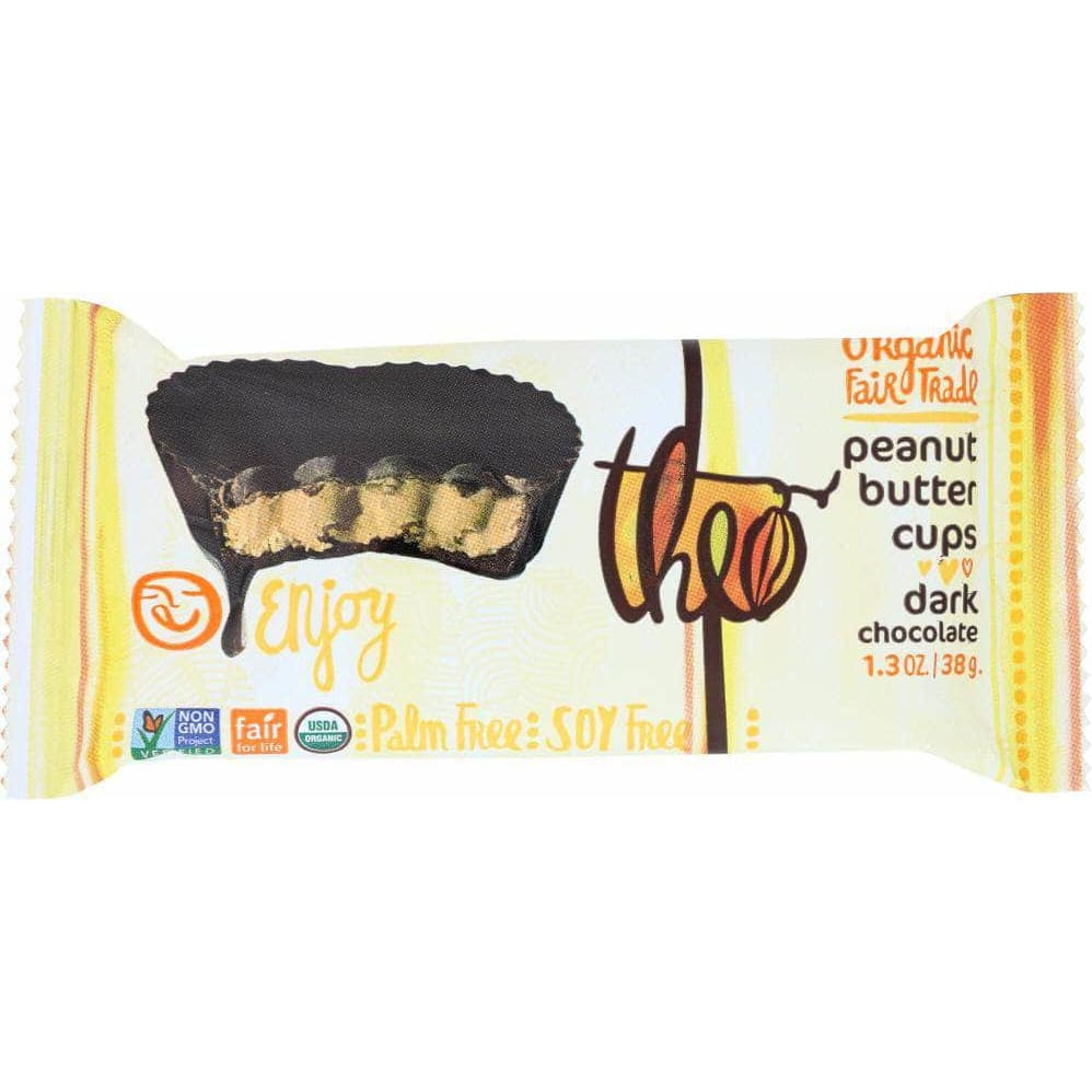 Theo Chocolate Theo Chocolate Dark Chocolate Peanut Butter Cups, 1.3 oz