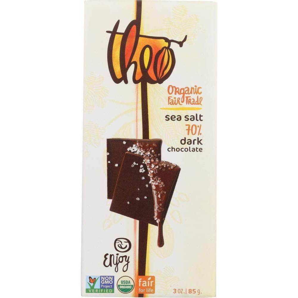 Theo Chocolate Theo Chocolate Sea Salt Dark Chocolate Bar, 3 oz