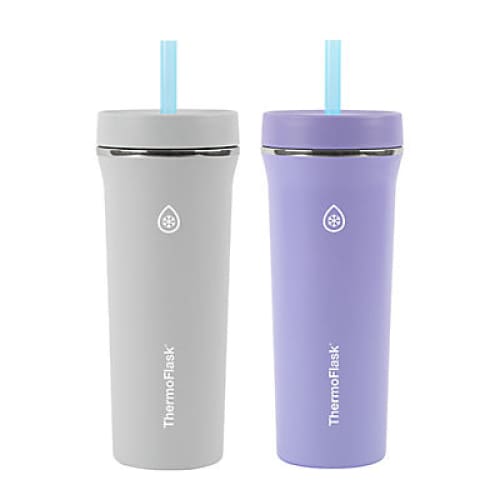 Thermoflask 32 oz. Tumbler 2 pk. - Cloudgrey/Periwinkle - Home/Home/Housewares/Food Prep & Kitchen Gadgets/ - Thermoflask