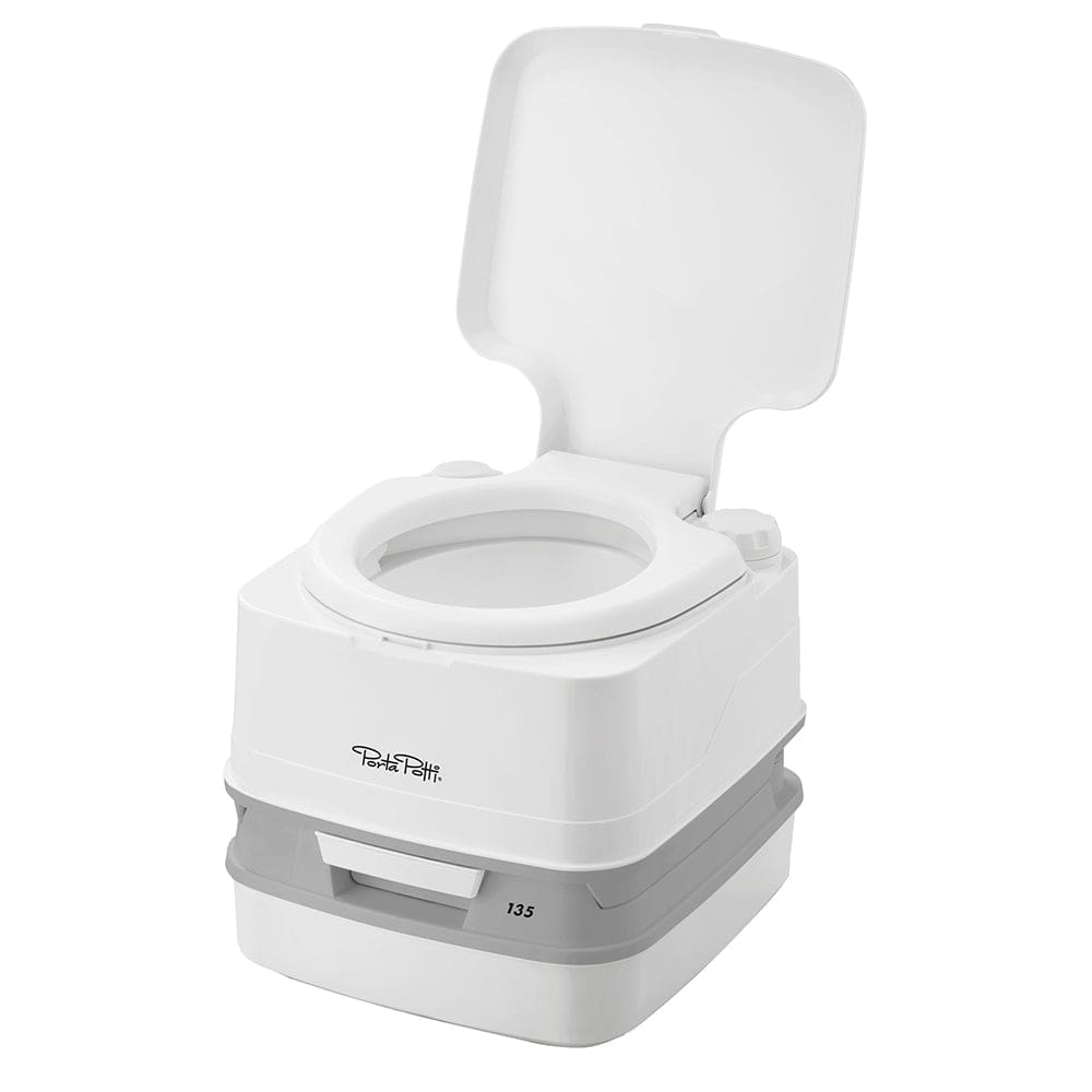 Thetford Porta Potti 135 Marine Toilet w/ Hold Down Kit - Marine Plumbing & Ventilation | Portable Toilets - Thetford Marine