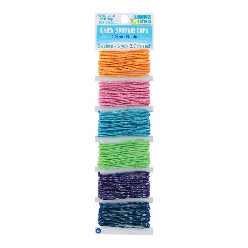 Thick Sparkle Cord 6 Colors (Pack of 12) - Cord - Advantus