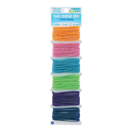 Thick Sparkle Cord 6 Colors (Pack of 12) - Cord - Advantus
