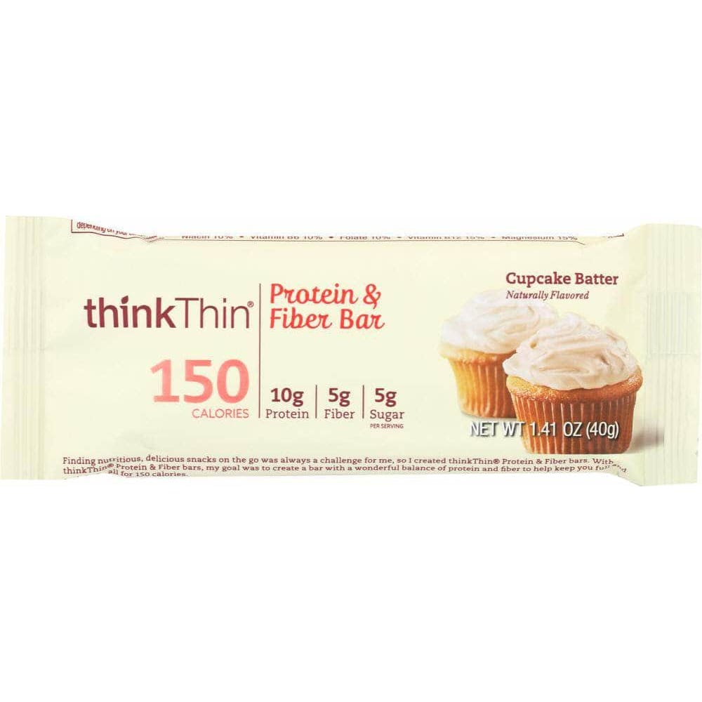 Thinkthin Think Thin Bar Protein Fiber Cupcake Butter, 1.41 oz