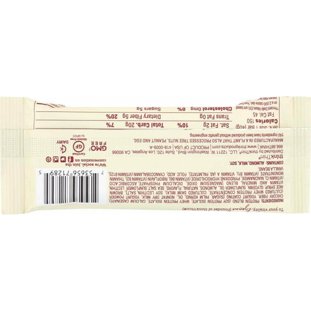 Thinkthin Think Thin Bar Protein Fiber Cupcake Butter, 1.41 oz