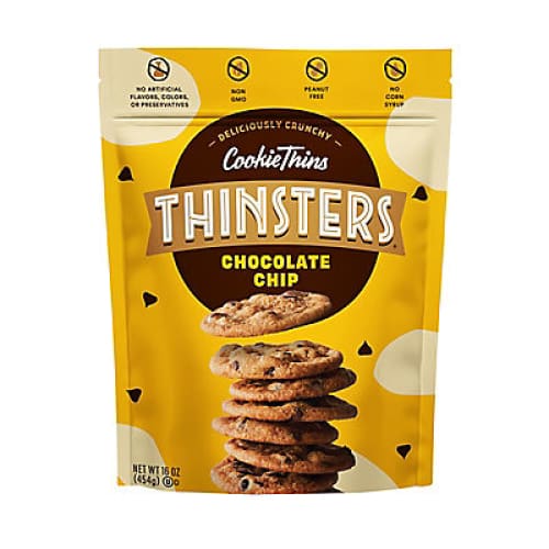 Thinsters Chocolate Chip Crunchy Cookie Thins 16 oz. - Home/Grocery/Snacks/Cookies/ - Thinsters