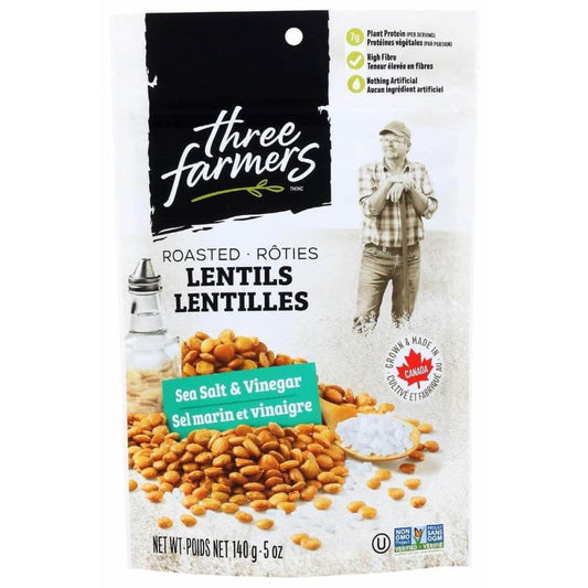 THREE FARMERS FOODS INC Three Farmers Foods Inc Snack Lentil Sslt Vinegar, 140 Gm