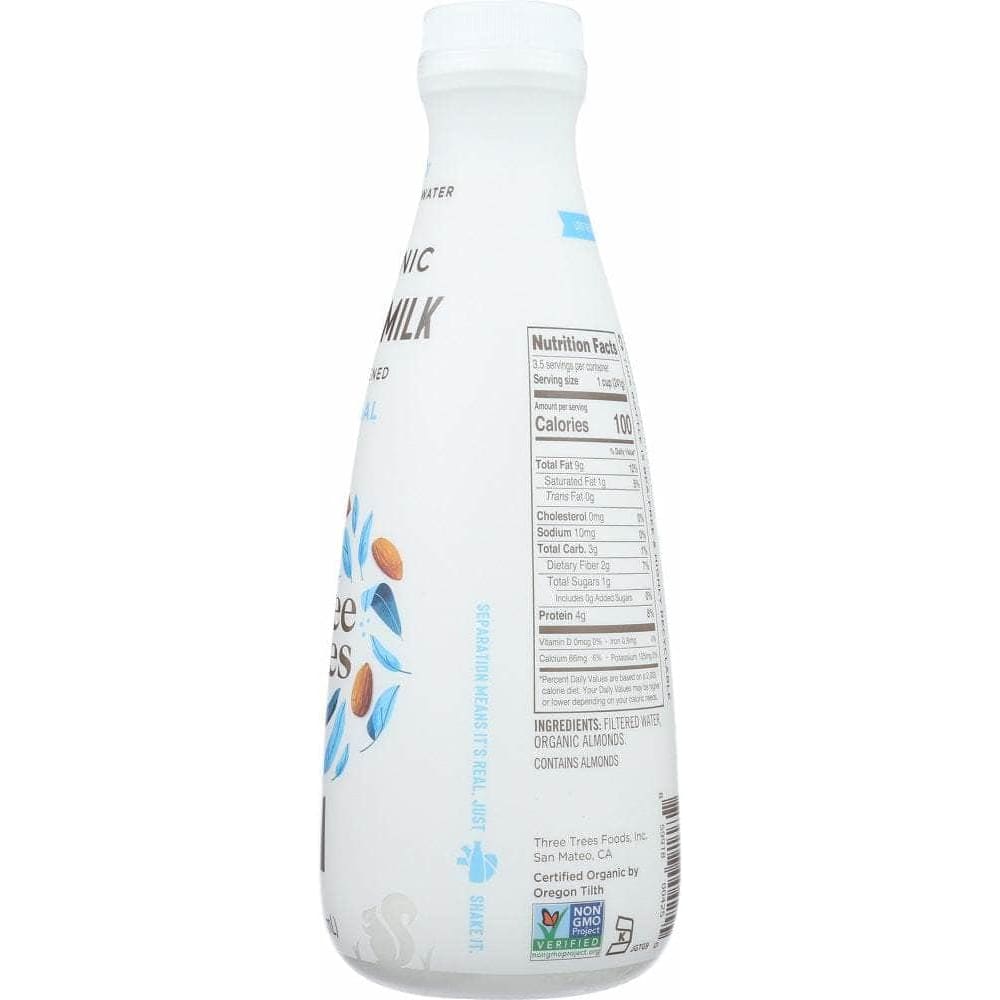Three Trees Three Trees Unsweetened Original Almond Milk, 28 oz