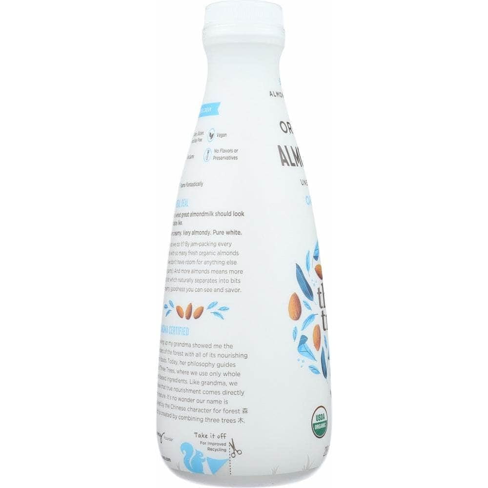 Three Trees Three Trees Unsweetened Original Almond Milk, 28 oz