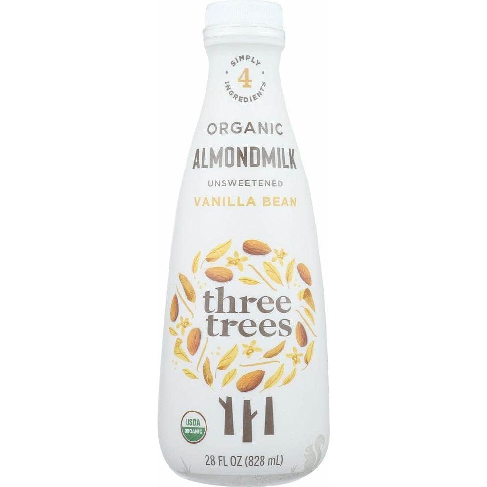 Three Trees Three Trees Unsweetened Vanilla Bean Almond Milk, 28 oz