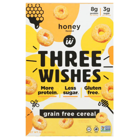 THREE WISHES: Cereal Honey Grain Free 8.6 OZ (Pack of 4) - Grocery > Breakfast > Breakfast Foods - THREE WISHES