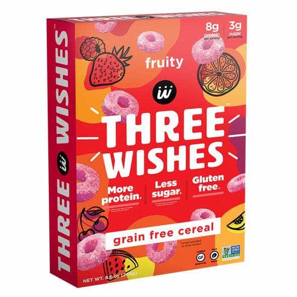 THREE WISHES THREE WISHES Grain Free Fruity Cereal, 8.6 oz