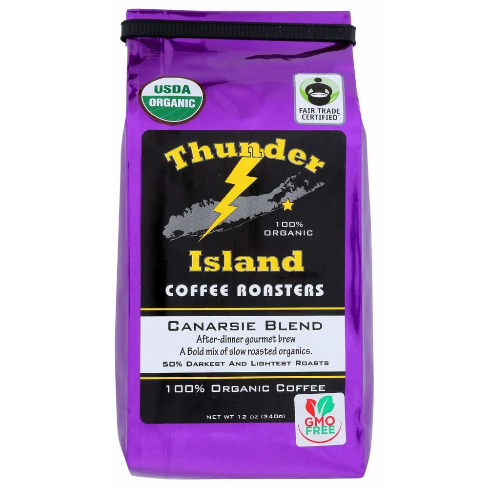THUNDER ISLAND COFFEE ROASTERS: Canarsie Blend Whole Bean Coffee 12 oz - Grocery > Beverages > Coffee Tea & Hot Cocoa - THUNDER ISLAND
