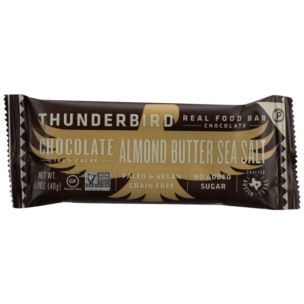 THUNDERBIRD ENERGETICA: BAR CHOC ALMND SEA SALT (1.700 OZ) (Pack of 6) - THUNDERBIRD ENERGETICA