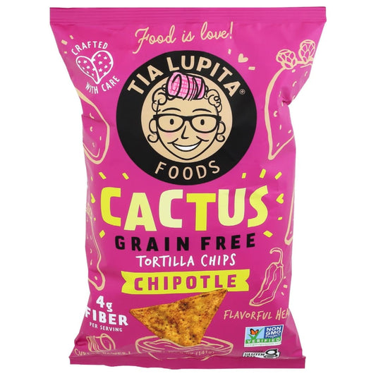 TIA LUPITA FOODS: Cactus Tortilla Chips Chipotle 5 oz (Pack of 5) - MONTHLY SPECIALS > Snacks > Chips - TIA LUPITA FOODS