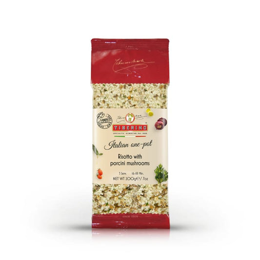 TIBERINO: Pouch Risotto Mushroom 7 OZ (Pack of 5) - Grocery > Pantry > Rice - TIBERINO