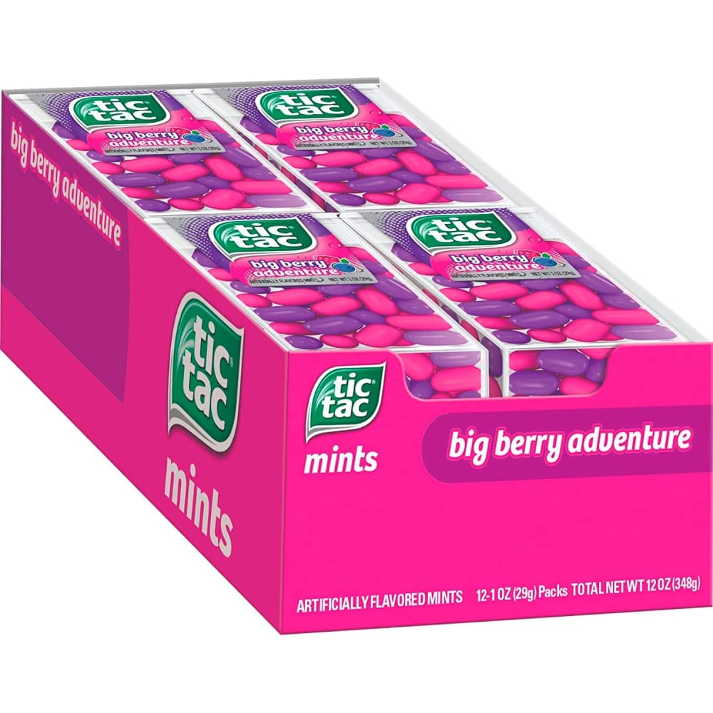 Tic Tac Big Berry Adventure - 1 Oz - 12 Pack - Candy & Chocolate - Tic Tac