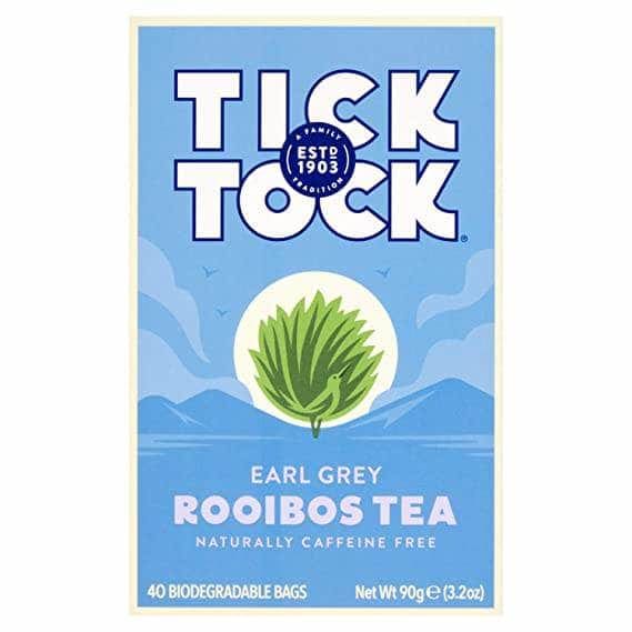 TICK TOCK TEA Grocery > Beverages > Coffee, Tea & Hot Cocoa TICK TOCK TEA: Tea Early Grey Rooibos, 40 bg