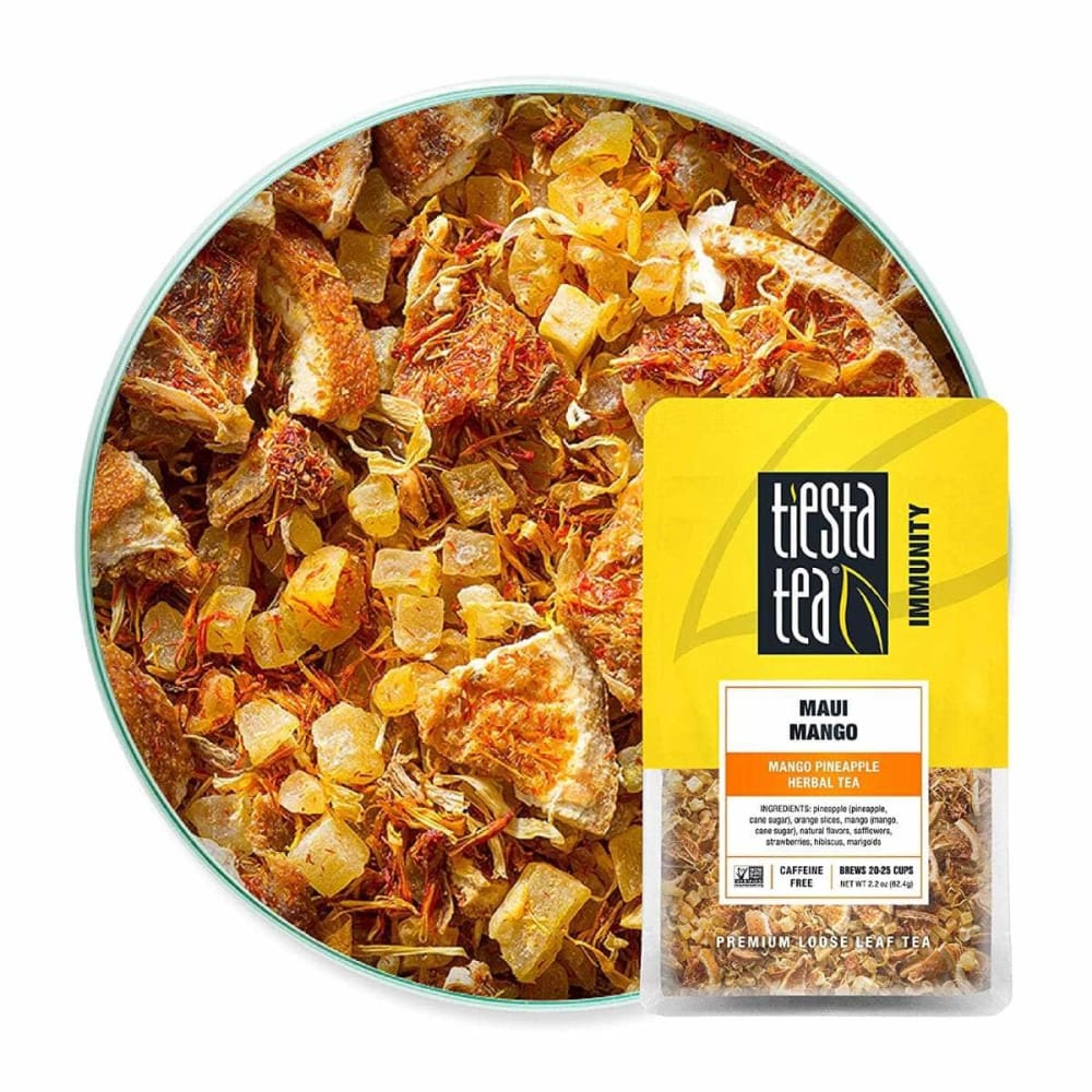 TIESTA TEA Grocery > Beverages > Coffee, Tea & Hot Cocoa TIESTA TEA Tea Maui Mngo Immunity Pouch, 2.2 oz