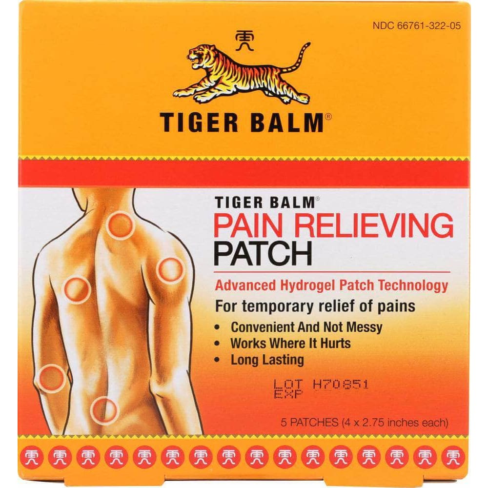 Tiger Balm Tiger Balm Pain Relieving Patch, 5 Patches