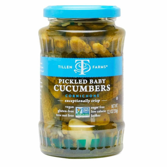 TILLEN FARMS Tillen Farms Cucumbers Pckld Baby, 12.3 Oz