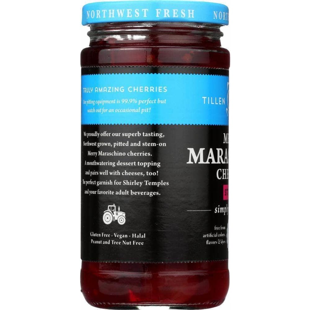 Tillen Farms Tillen Farms Merry Maraschino Pitted Cherries, 14 oz