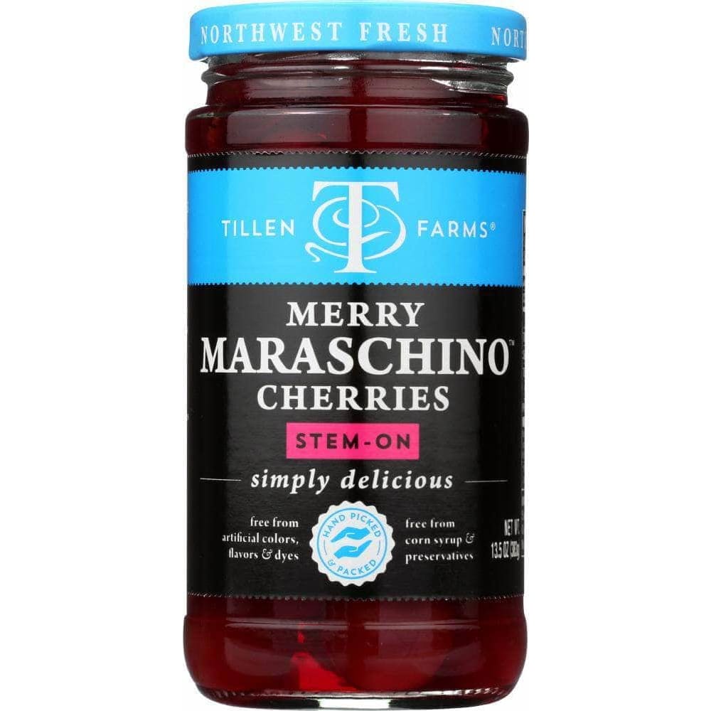 Tillen Farms Tillen Farms Merry Maraschino Pitted Cherries, 14 oz