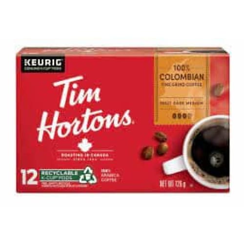 TIM HORTON Grocery > Beverages > Coffee, Tea & Hot Cocoa TIM HORTON Coffee Ss 100Pcnt Columbn, 12 ea