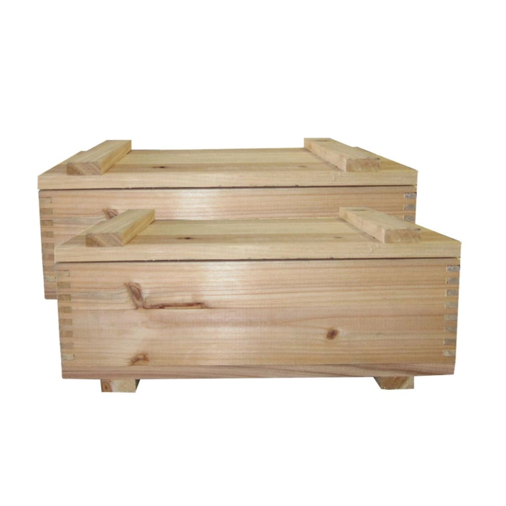 Timber Valley 2-Pc. Cedar Storage Box with Lid - Timber