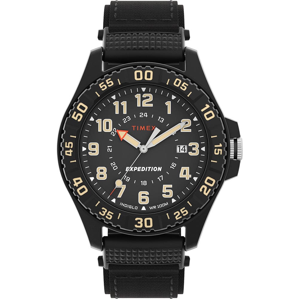 Timex Expedition Acadia Rugged Black Resin Case - Black Dial - Black Fabric Strap - Outdoor | Watches,Outdoor | Fitness / Athletic Training