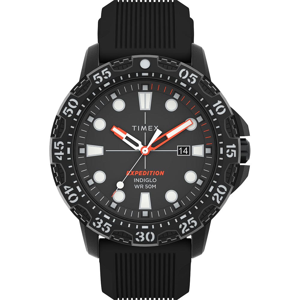 Timex Expedition Gallatin - Black Dial & Black Silicone Strap - Outdoor | Watches,Outdoor | Fitness / Athletic Training - Timex
