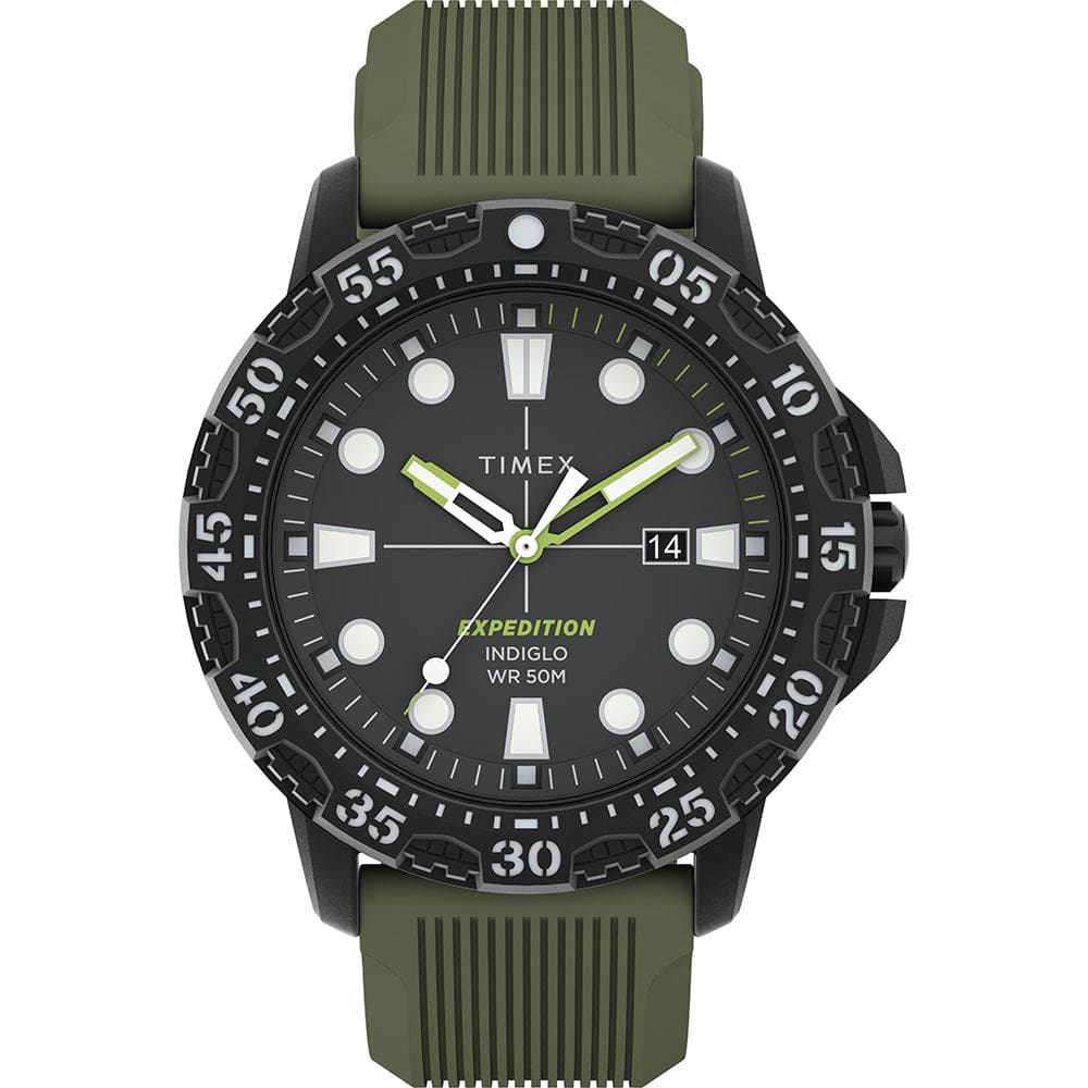 Timex Expedition Gallatin - Green Dial & Green Silicone Strap - Outdoor | Watches,Outdoor | Fitness / Athletic Training - Timex
