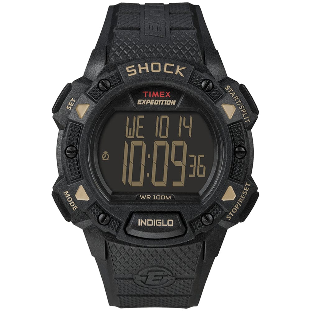 Timex Expedition® Shock Chrono Alarm Timer - Black - Outdoor | Watches,Outdoor | Fitness / Athletic Training - Timex