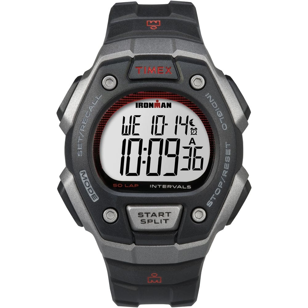 Timex Ironman Classic 50-Lap Full-Size Watch - Silver/ Red - Outdoor | Watches,Outdoor | Fitness / Athletic Training - Timex