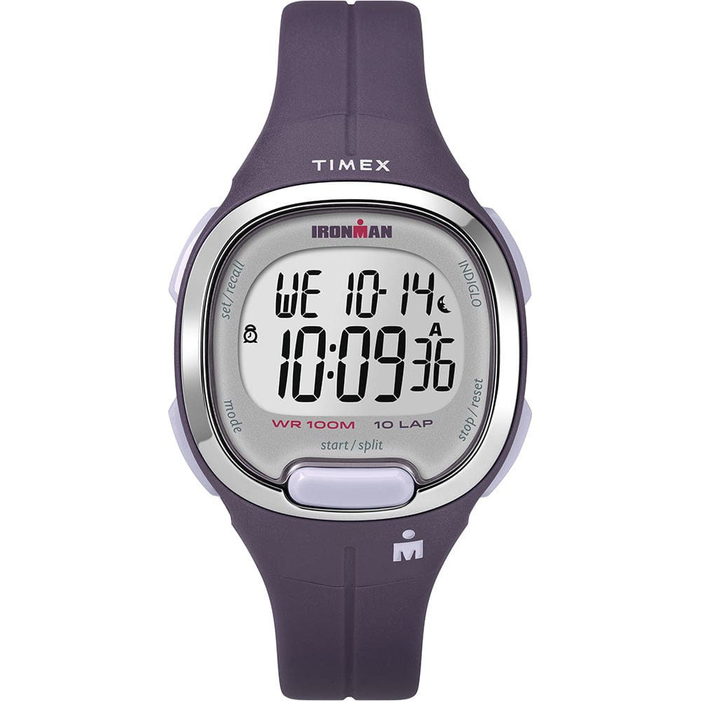 Timex Ironman Essential 10MS Watch - Purple & Chrome - Outdoor | Watches,Outdoor | Fitness / Athletic Training - Timex