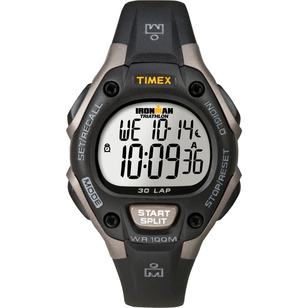 Timex Ironman Triathlon 30 Lap Mid Size - Black/ Silver - Outdoor | Watches,Outdoor | Fitness / Athletic Training - Timex