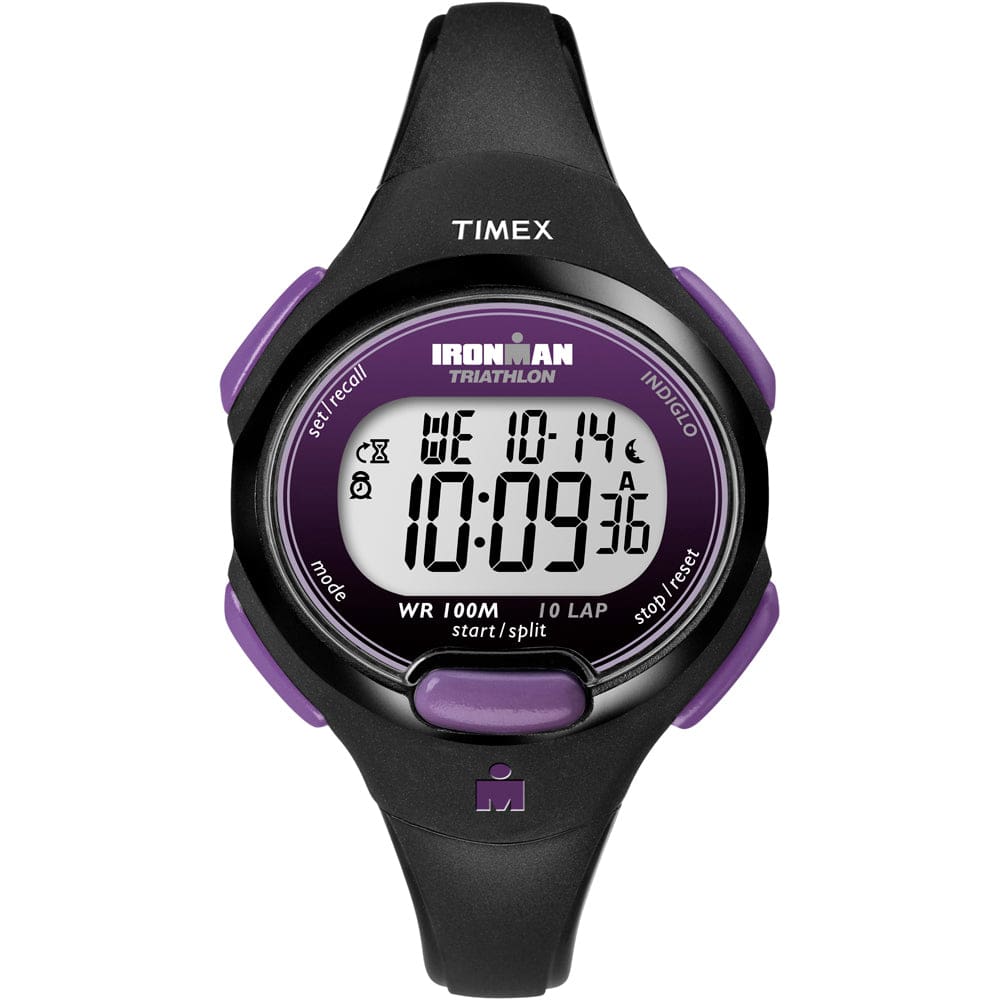 Timex IRONMAN® 10-Lap Watch - Mid-Size - Purple/ Black - Outdoor | Watches,Outdoor | Fitness / Athletic Training - Timex