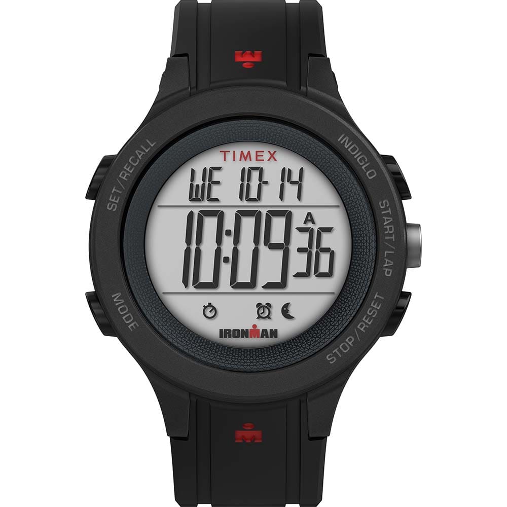 Timex IRONMAN® T200 42mm Watch - Silicone Strap - Black/ Red - Outdoor | Watches,Outdoor | Fitness / Athletic Training - Timex