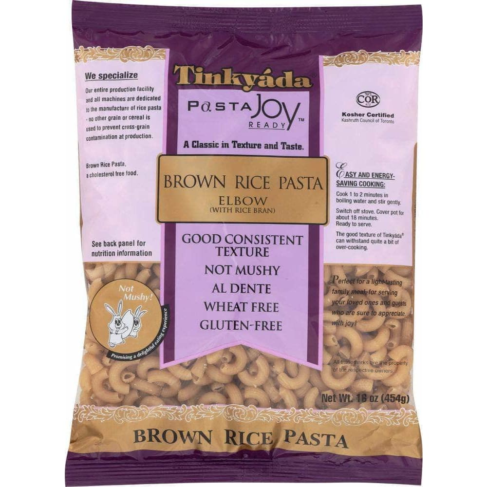 Tinkyada Tinkyada Brown Rice Pasta Elbow With Rice Bran, 16 oz