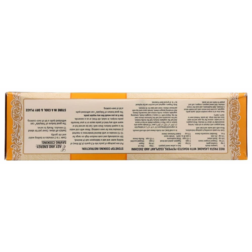 TINKYADA Tinkyada Pasta Brwn Rice Lasagne Org, 10 Oz