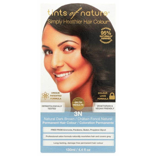 TINTS OF NATURE Tints Of Nature 3N Natural Dark Brown Permanent Hair Colour, 4.4 Fo