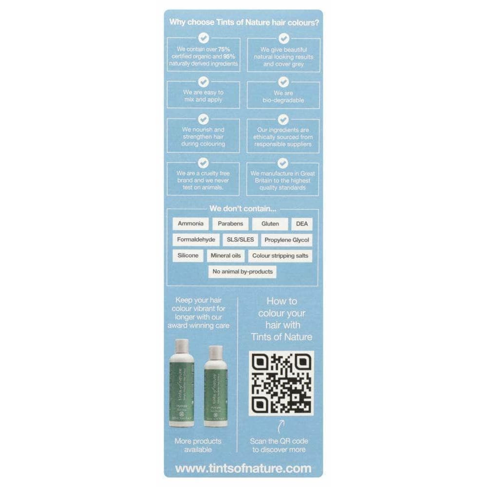 TINTS OF NATURE Tints Of Nature 3N Natural Dark Brown Permanent Hair Colour, 4.4 Fo