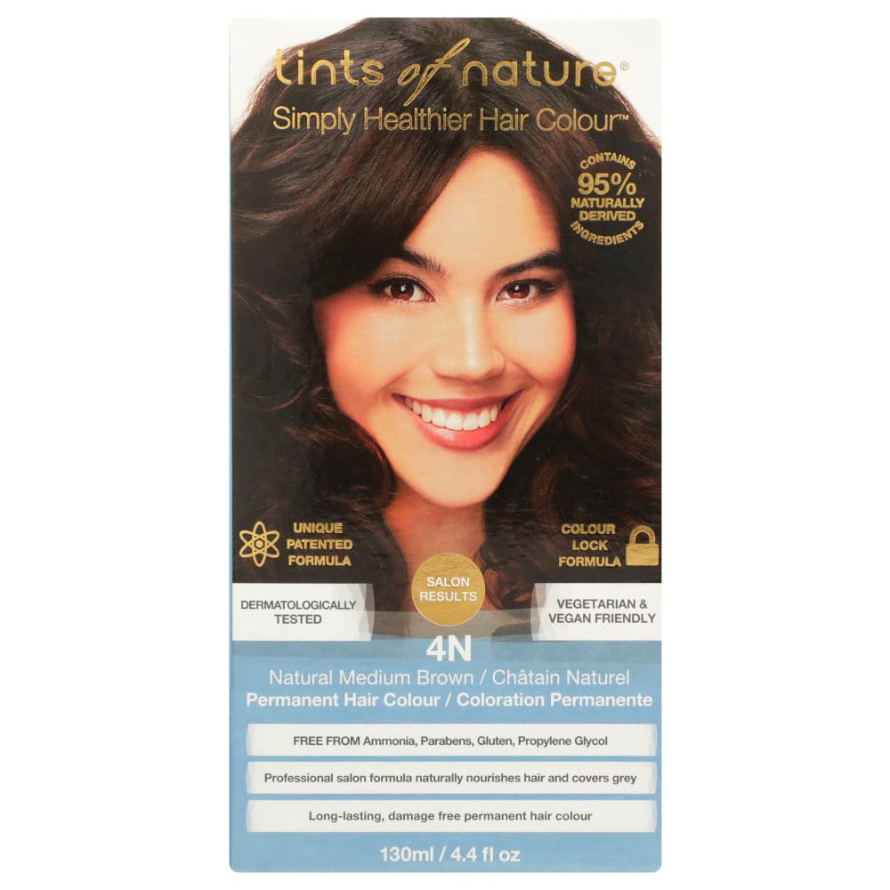 TINTS OF NATURE: COLOUR HAIR 4N NAT MED BR (4.400 FO) - MONTHLY SPECIALS > Hair Care > Hair Color Products - TINTS OF NATURE