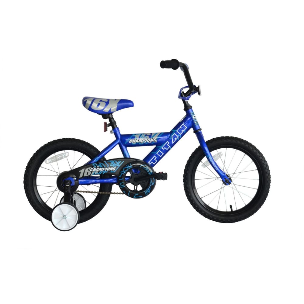 Titan Champions 16 Boys’ BMX Bike - Blue - Titan