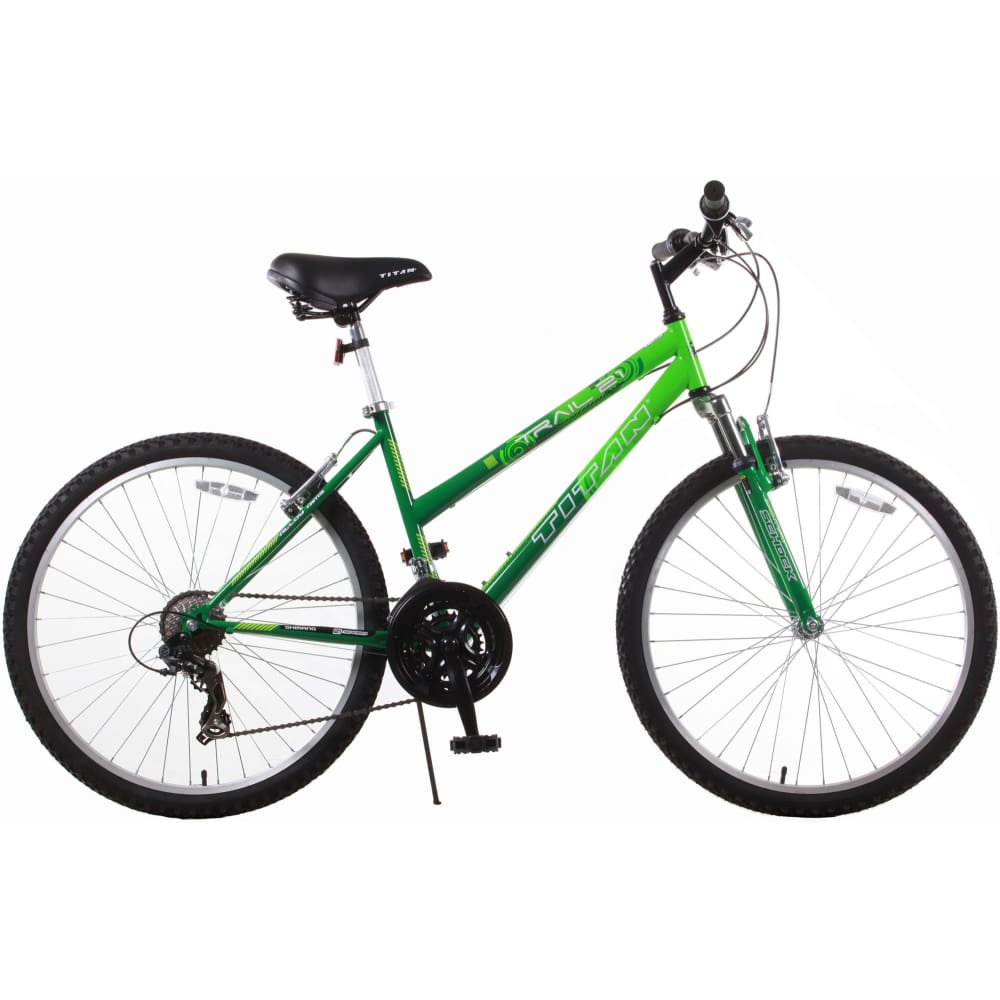 Titan Trail Women’s 26 21-Speed Mountain Bike - Green/Dark Green - Titan
