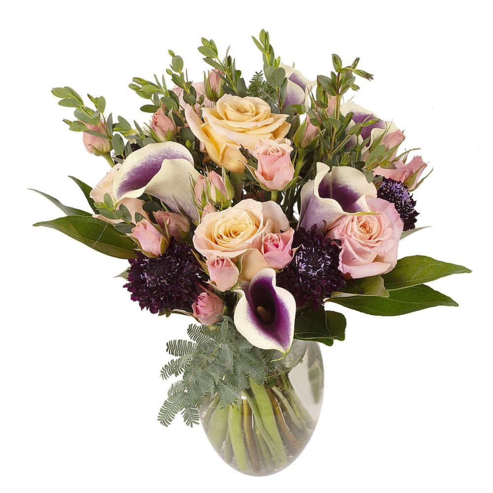 To Comfort You Bouquet + Vase (28 Stems) - Floral Arrangements -