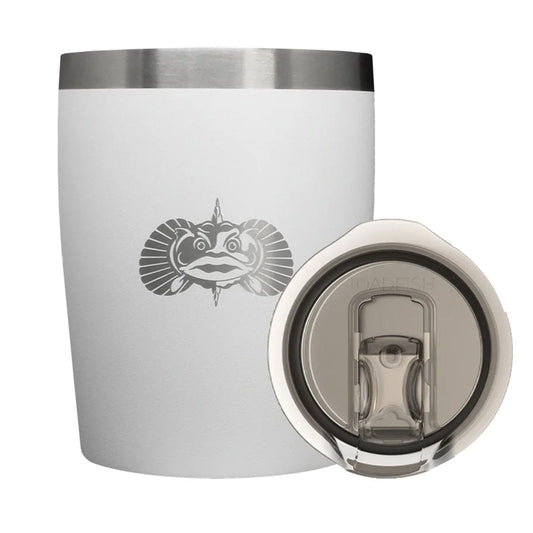 Toadfish Non-Tipping 10oz Rocks Tumbler - White - Boat Outfitting | Deck / Galley - Toadfish
