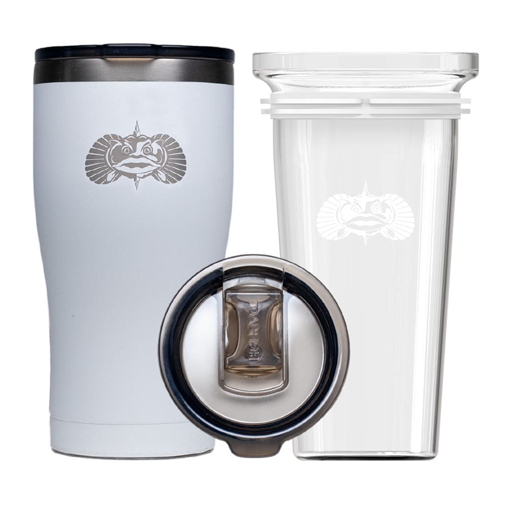 Toadfish Non-Tipping 20oz Tumbler - White - Boat Outfitting | Deck / Galley - Toadfish