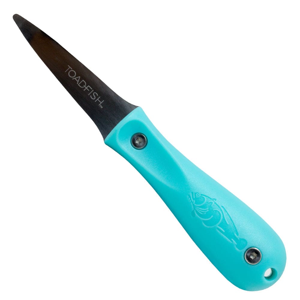 Toadfish Put ’Em Back Oyster Knife - Teal - Boat Outfitting | Deck / Galley - Toadfish