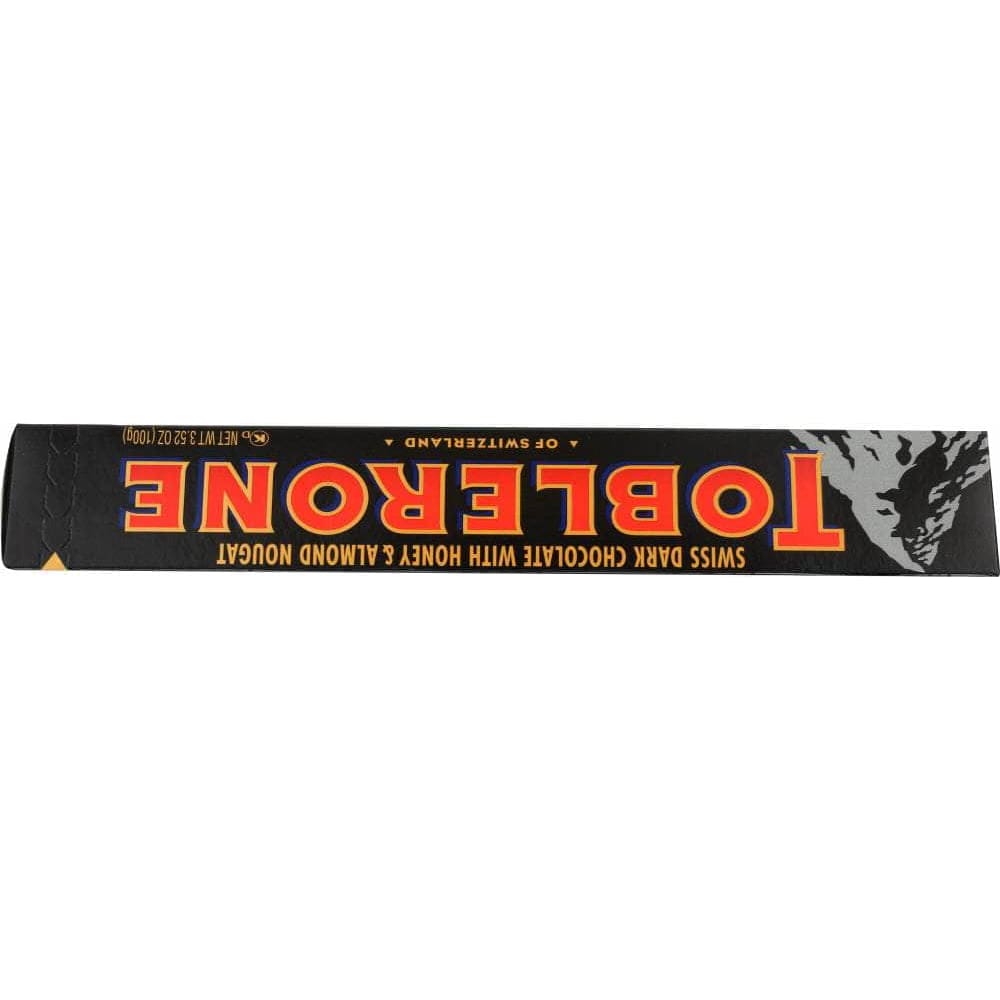 Toblerone Toblerone Swiss Dark Chocolate with Honey and Almond Nougat, 3.52 oz