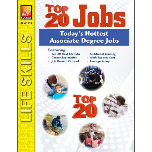 Todays Hottest Associate Degree Job The Top 20 Jobs Series (Pack of 6) - Self Awareness - Remedia Publications